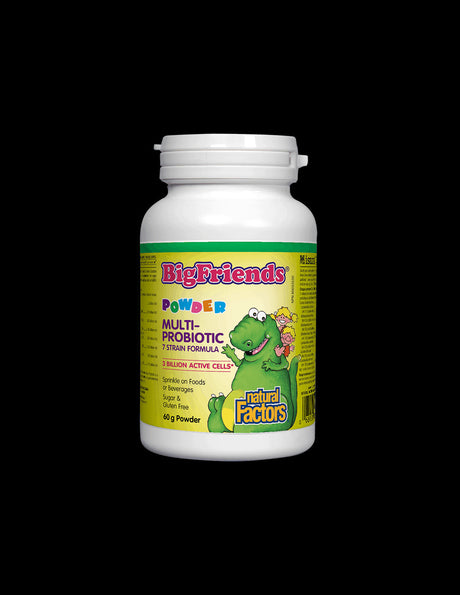 Multi-Probiotic Powder Big Friends® | 3 Billion Active Cells, 7 Strains - 60 грама - Feel You