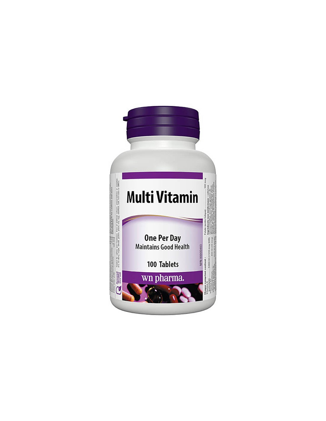 Multi Vitamin – Мултивитамини, 100 таблетки Webber Naturals - Feel You