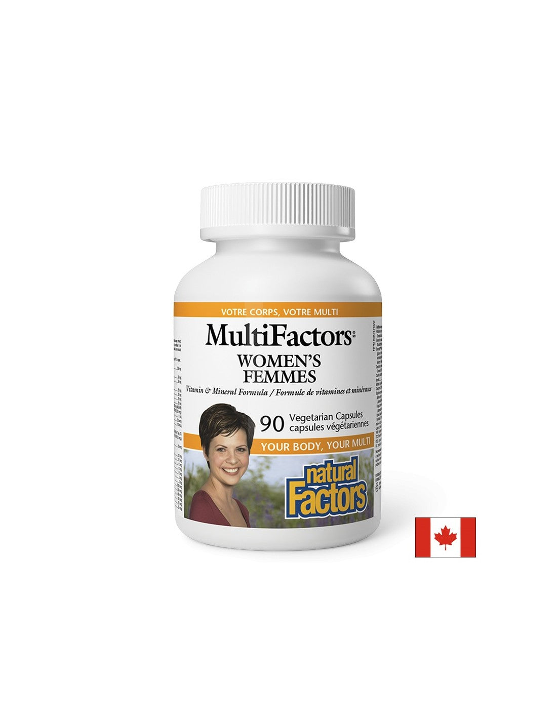 Multivitamins and Minerals for Women MultiFactors, 90 V Capsules Natural Factors
