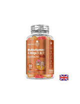 Multivitamines + Omega 3-6-9 (formule pour enfants), 120 comprimés de gel