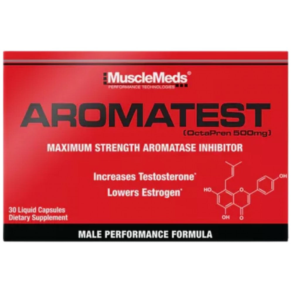 Aromatest - OctaPren 500 mg | Maximum Strength Aromatase Inhibitor - 30 Гел капсули - Feel You