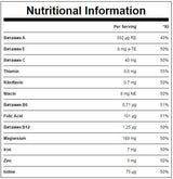 Multivitamin vermëscht 100 Gramm