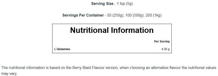 L -Glutamine Aminosaier - 1000 Gramm