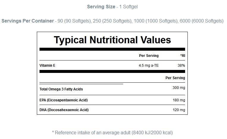 Hädavajalik oomega 3 - 90 geelkapslit