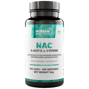 NAC 200mg | N-Acetyl Cysteine 100 capsules - Nutra Best Europe