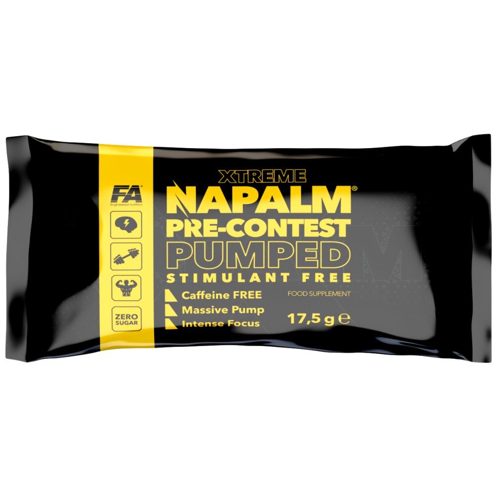 XTREME NAPALM PRE -CONTEST / PUMPED - STIMULANT FREE - 17.5 grams