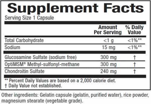 MSM Joint Formula 840mg 90 capsules