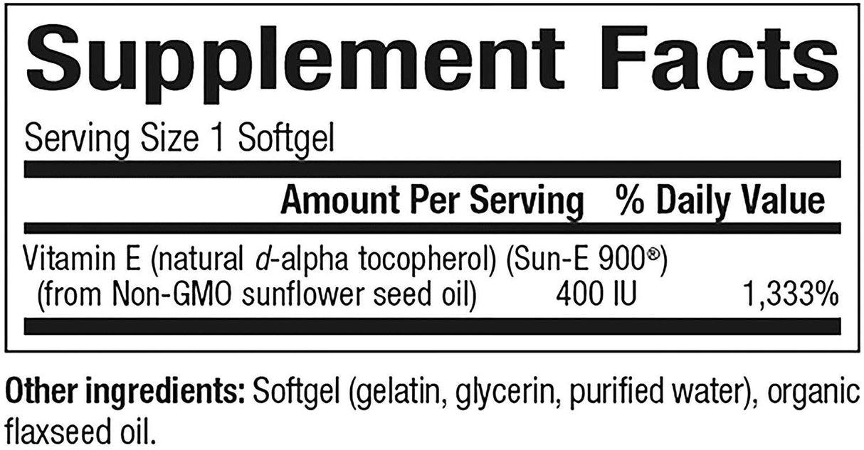 Sunflower Vitamin E 400 IU 90 Гел капсули - Feel You