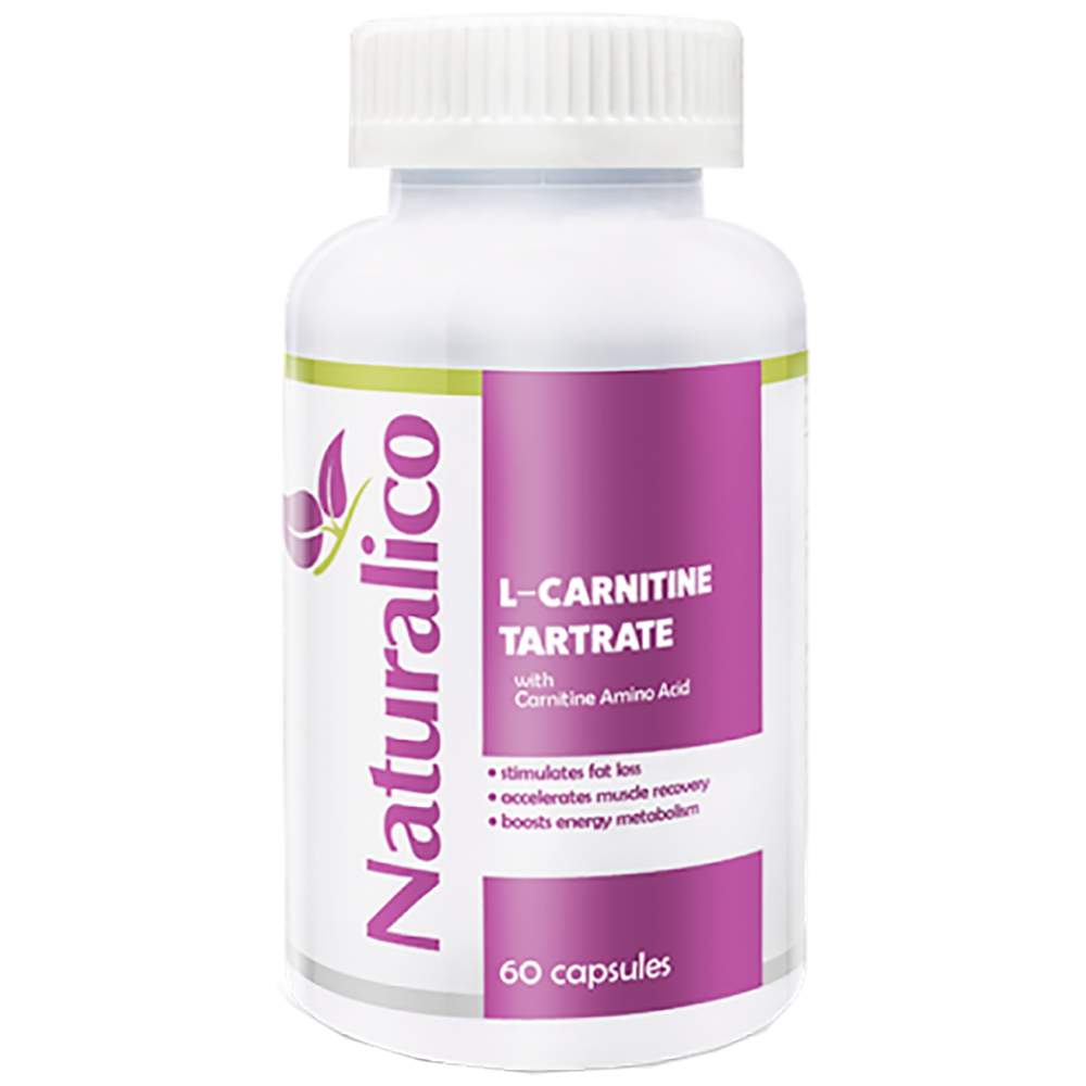 L -karnitino tartratas 1300 mg - 60 kapsulių