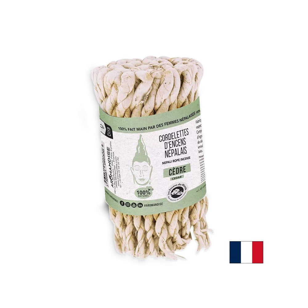 Nepalese burning ropes - Cedar, 42 pieces