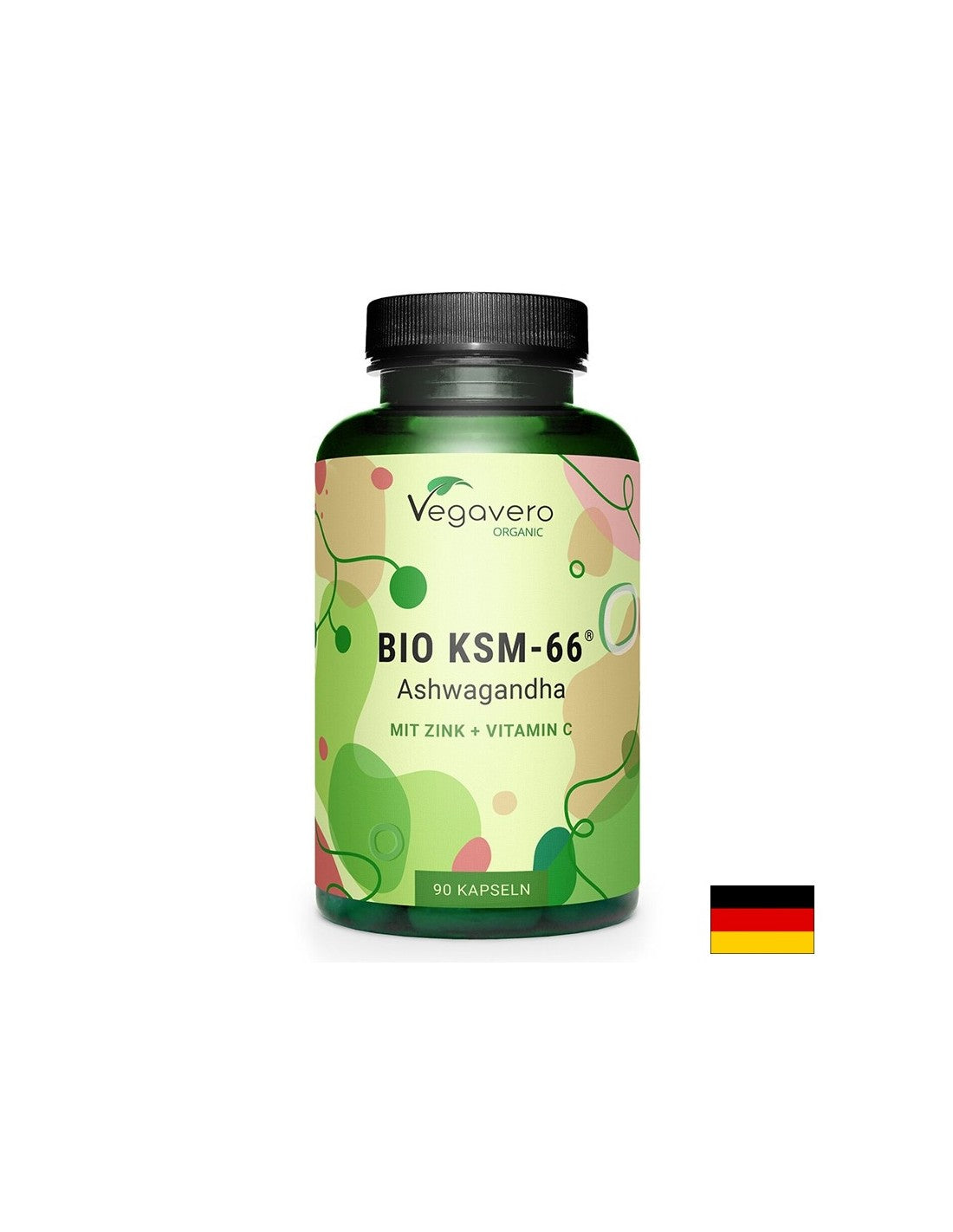 Nervový systém - Bio KSM -66 Ashwagandha + Zinek a vitamín C, 90 tobolek