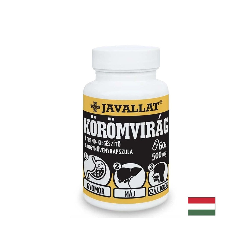 Zdraví jater a gastrointestinálních - Calendula (Flower), 500 mg x 60 tobolek