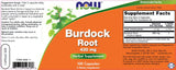 Burdock Root 430 mg - 100 Kapselen