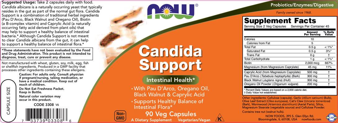 Candida Support | Candida Clear - 180 капсули