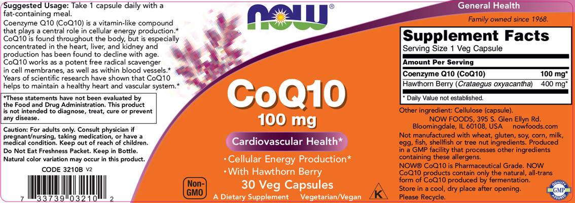 CoQ10 100 mg | cu păducel Berry - 180 capsule