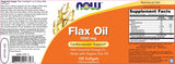 Flax Oil Organic 1000 mg - 100 gel capsules