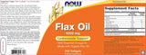 Flax Oil Organic 1000 mg - 100 gel capsules