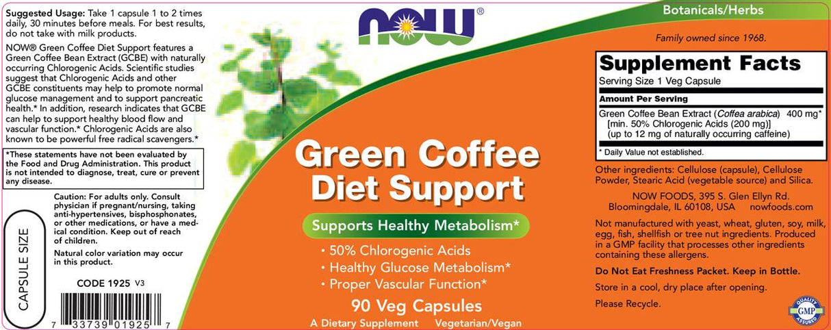 Green Coffee Diet Support - 90 капсули - Feel You