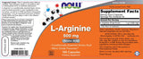 L -ARGININE 500 mg - 100 capsules