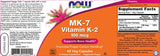 MK-7 vitamino K-2 100 MCG-60 kapsulės