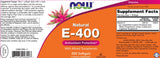 Vitamin E -400 IU MT - 100 Gel Capsules