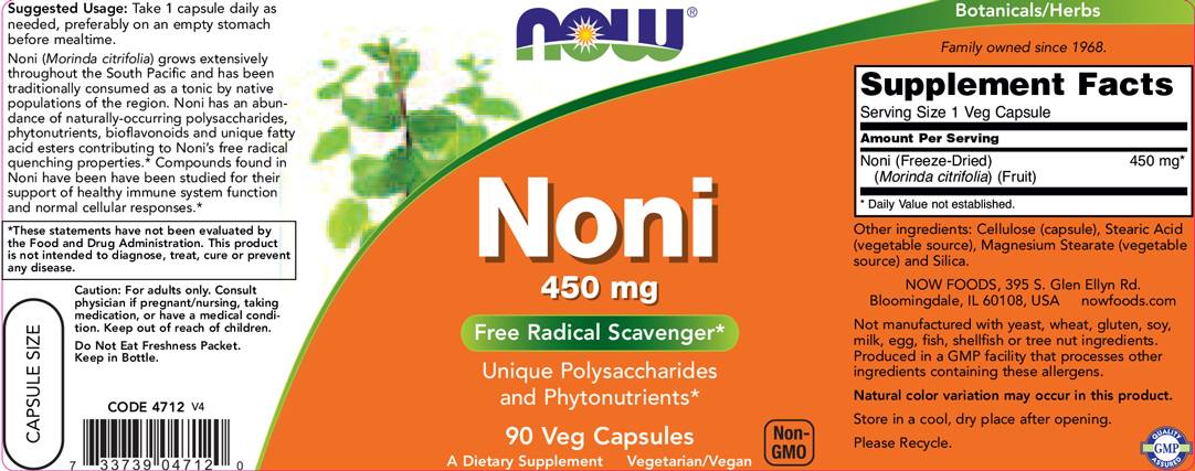 Noni 450 mg - 90 капсули - Feel You