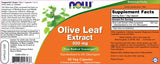 Olive Leaf Extract 500 mg - 120 capsules