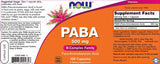 PABA 500 mg - 100 kapsulių