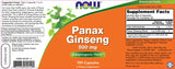 Panax Ginseng 500 mg - 100 Kapselen