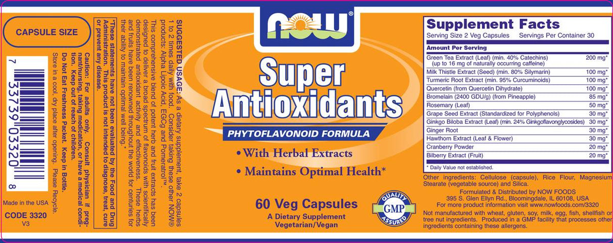 Super Antioxidants - 120 капсули