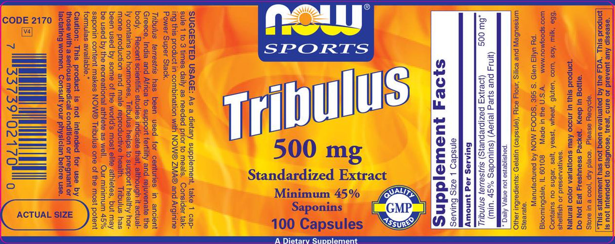 Tribulus 500 mg - 100 капсули - Feel You