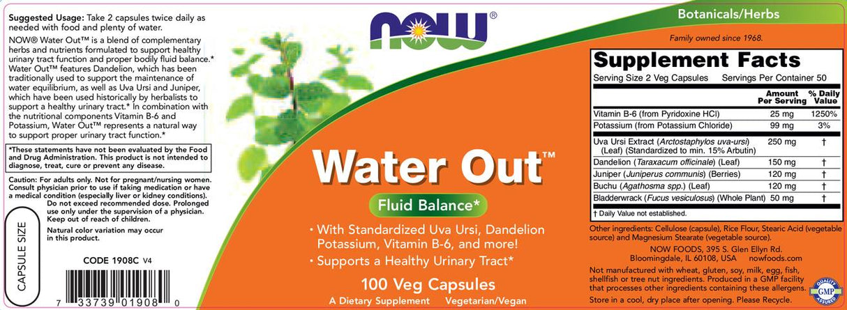 Water Out - 100 capsules