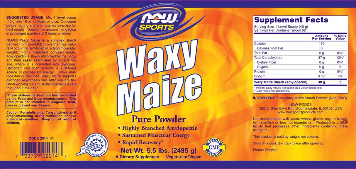 Waxy Maize Starch - 2495 грама - Feel You