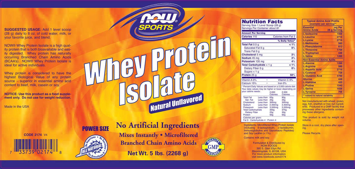 Whey Protein Isolate / Onflapp / - 2268 Gramm