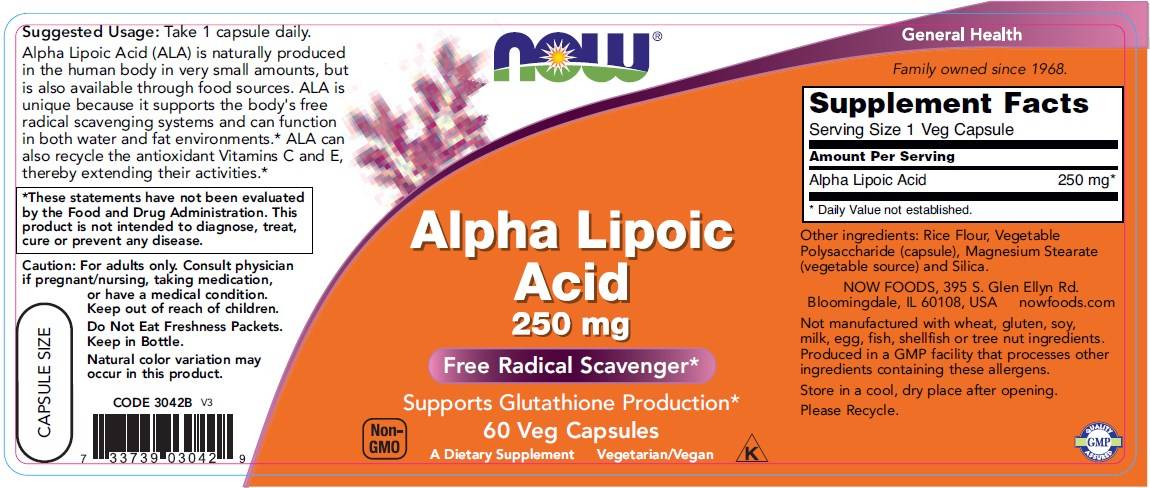 Alpha Lipoic Acid 250 mg - 60 капсули