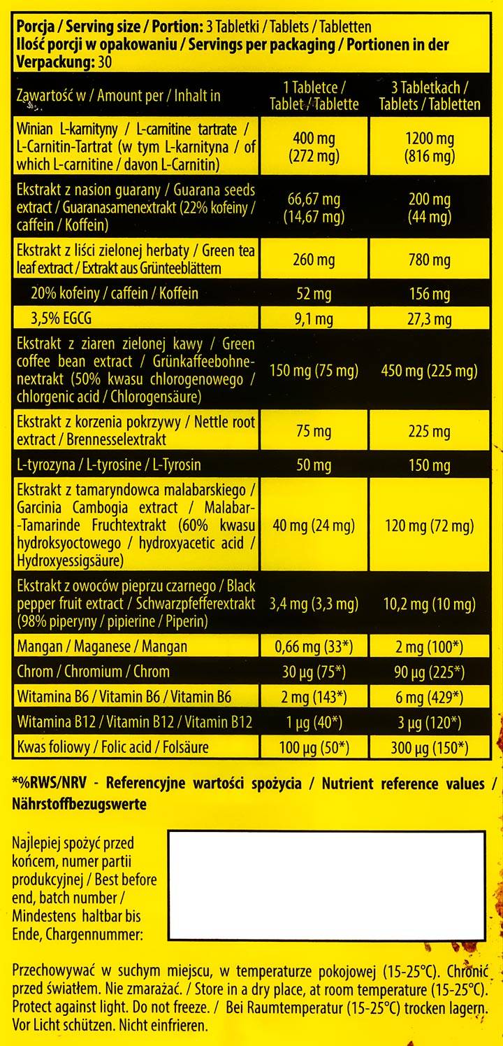 Thermite / Thermogenic Fat Destroyer - 90 Таблетки