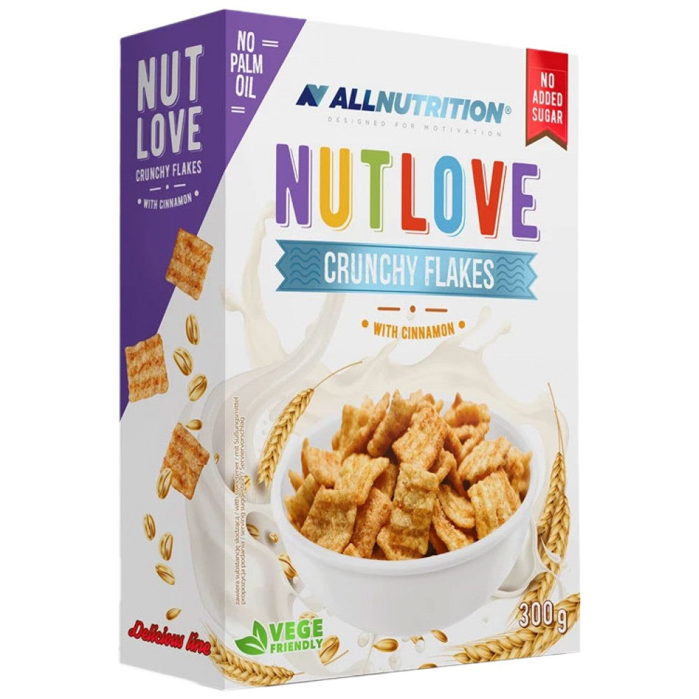 Nutlove | Flocos crocantes com canela - 300 gramas