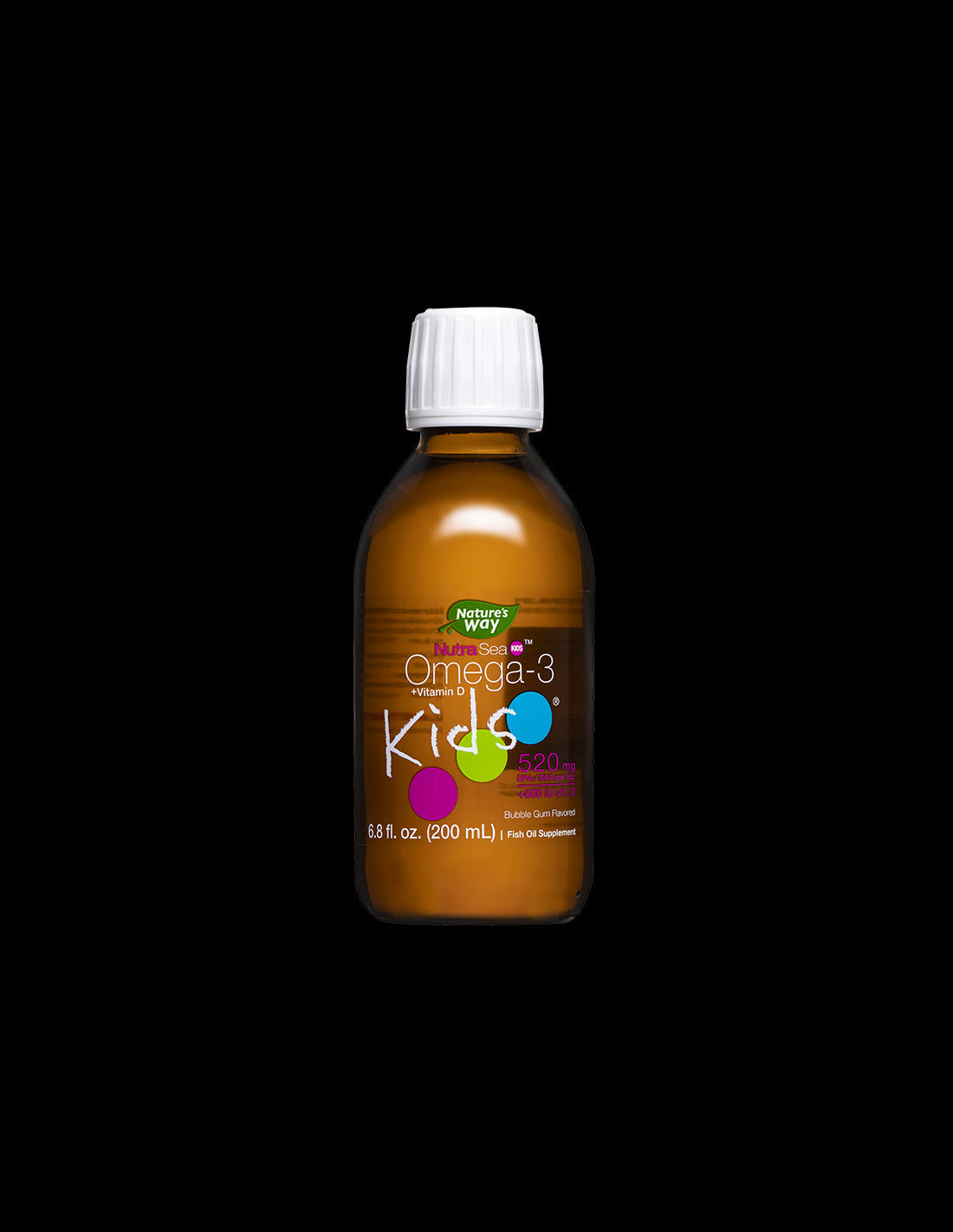 Омега-3 + витамин D3 за деца – NutraSea Kids - Високоусвоима течна формула, 200 ml, с вкус на дъвка - Feel You