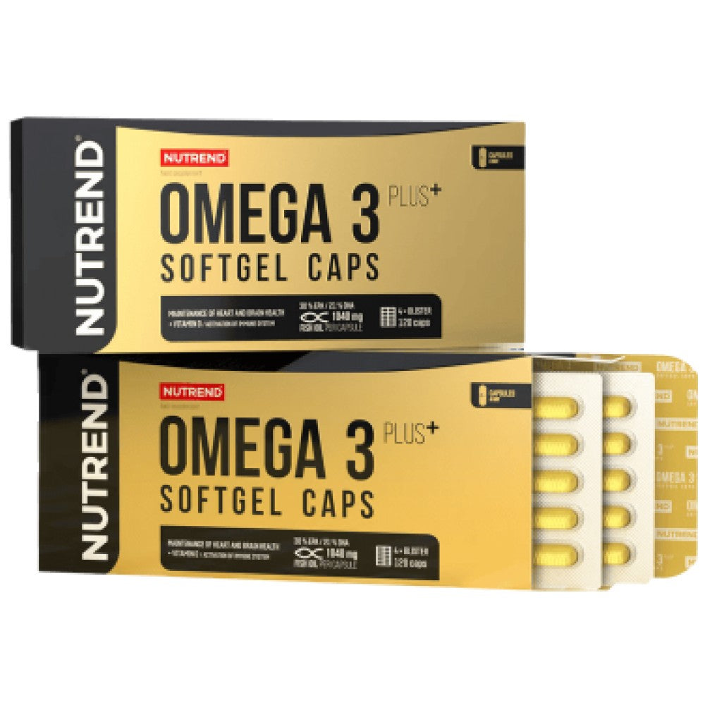 Omega 3 Plus Compressed Caps - 120 Гел капсули - Feel You