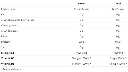 Carnitine 100 000 - 1000 мл - Feel You