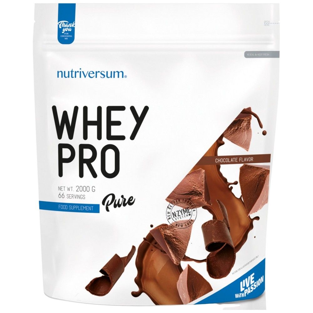 Whey Pro Pure | With N -Zyme System - 2000 grams