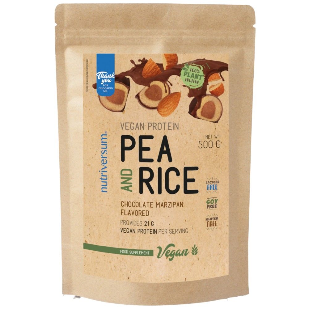 Vegane Protein | Pea a Reis - 500 Gramm