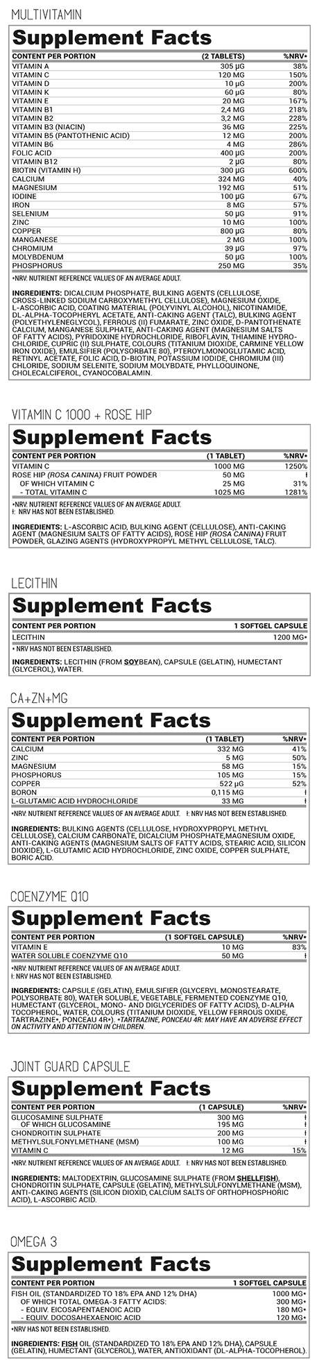 Multi Pack 8 | All-in-One Health Formula - 30 Packets