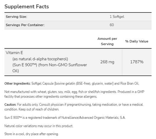 Vitamin je / sonce -e 400 iu - 120 gel kapsul