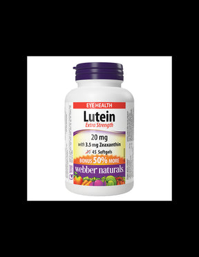 Eye health - Lutein 20 mg + Zeaxanthin 3.5 mg, 45 softgel capsules - Nutra Best Europe