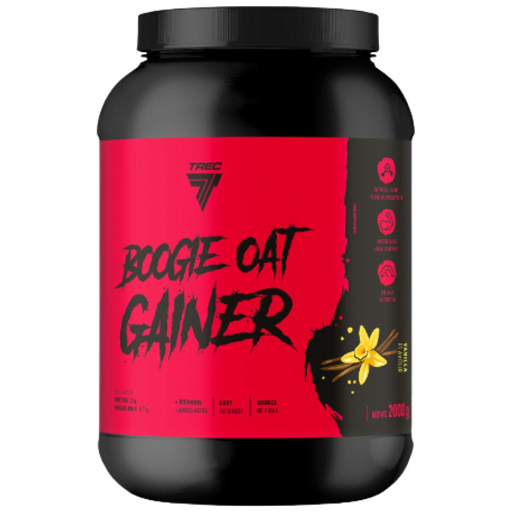 „Boogie Oat Gainer“ | Aukšto baltymų padidėjimas - 2000 gramų