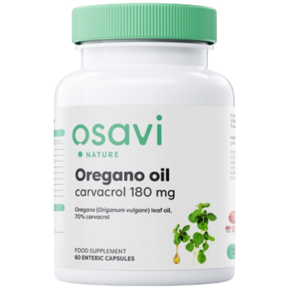 Oregano Oil 257 mg | 70% karvacrol - 60 tobolek