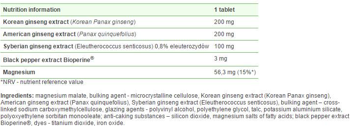 Gold Ginseng - 30 tabletten