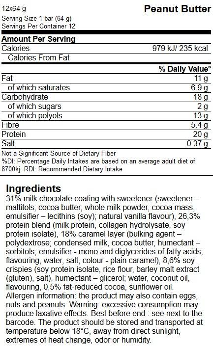 Low Sugar Protein Bar - 64 грама - Feel You