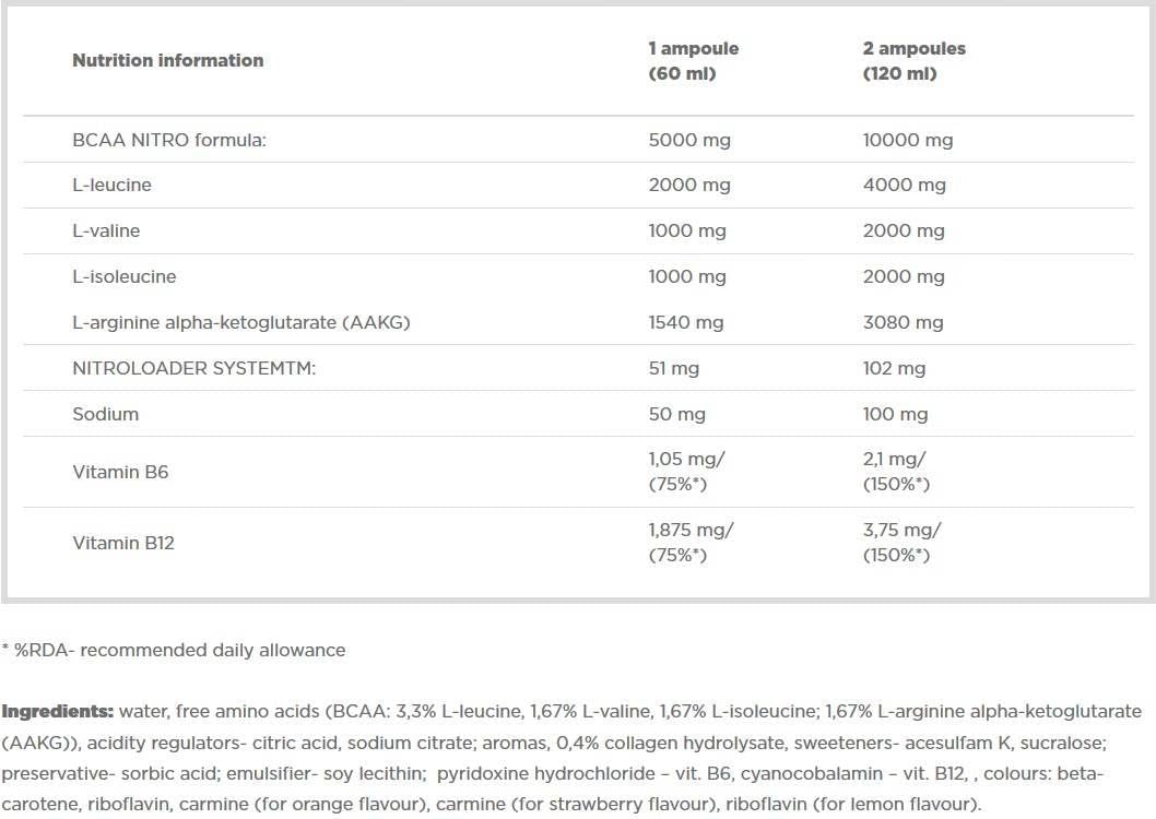 „BCAA 4000 Extreme Shot“ - 60 ml